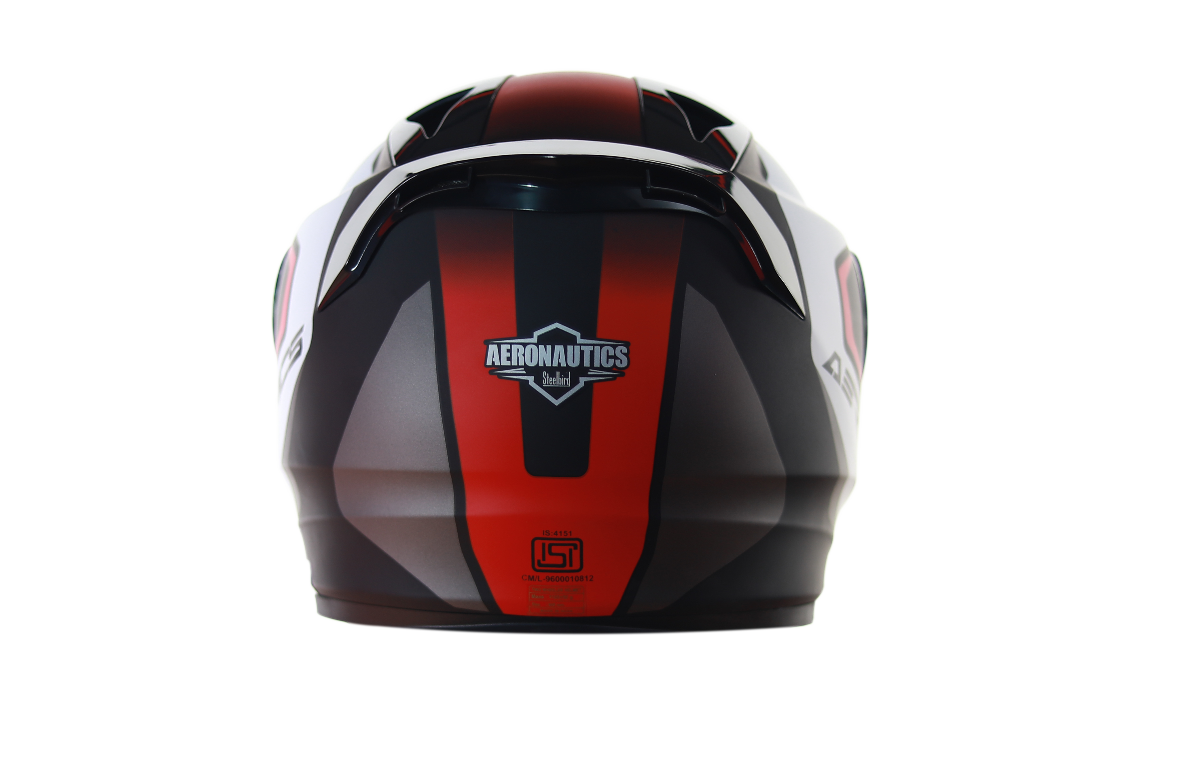 SA-1 Aerodynamics Mat Black/Red With Anti-Fog Shield Gold Chrome Visor 